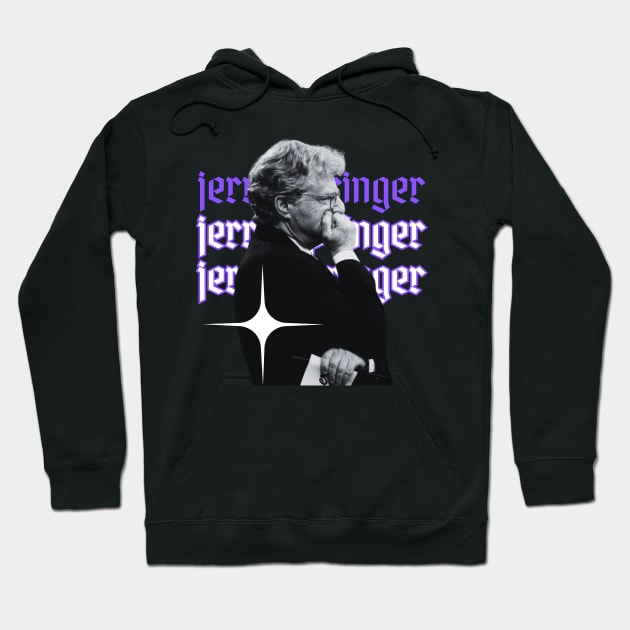 Jerry springer x 70s retro Hoodie by KawaKiwi